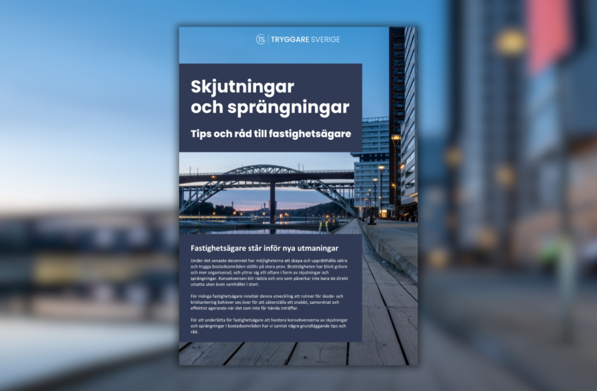 Ny rapport – Skjutningar och sprängningar